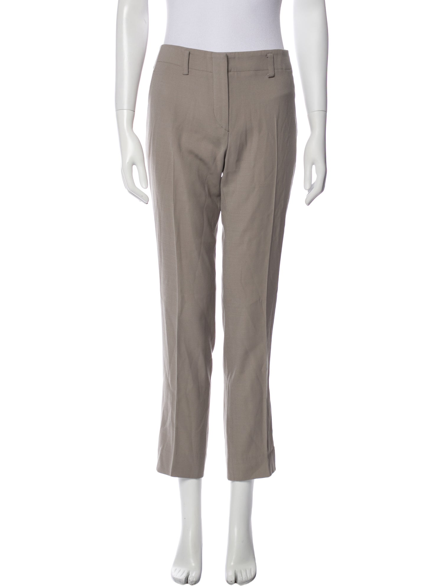 Emilio Pucci Virgin Wool Straight Leg Pants