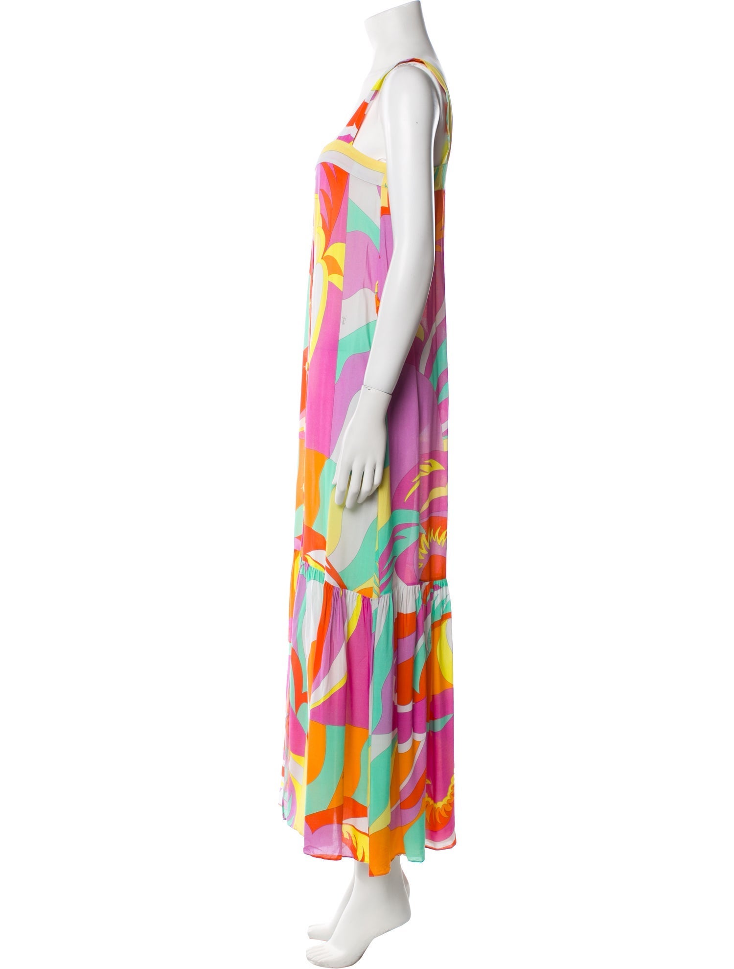 Emilio Pucci Printed Long Dress