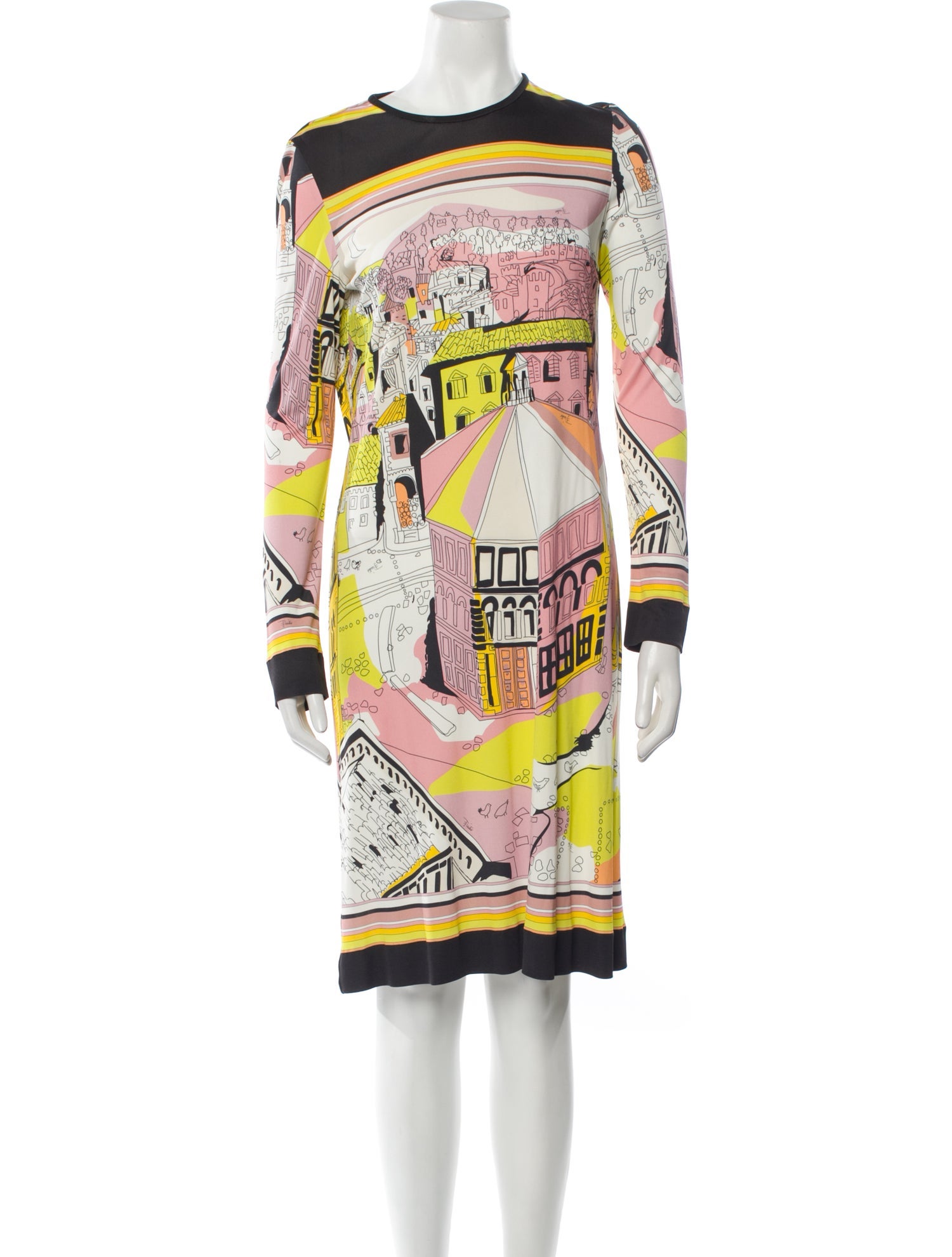 Emilio Pucci Printed Knee-Length Dress