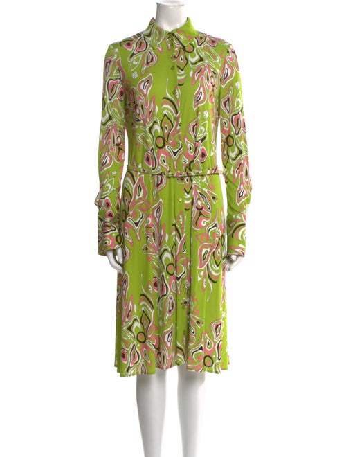 Emilio Pucci Printed Knee-Length Dress