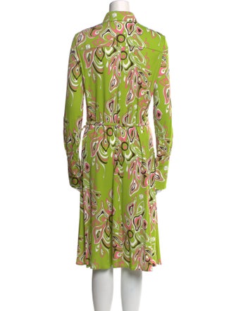 Emilio Pucci Printed Knee-Length Dress