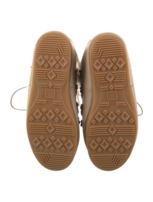 Emilio Pucci Suede Colorblock Pattern Lace-Up Boots