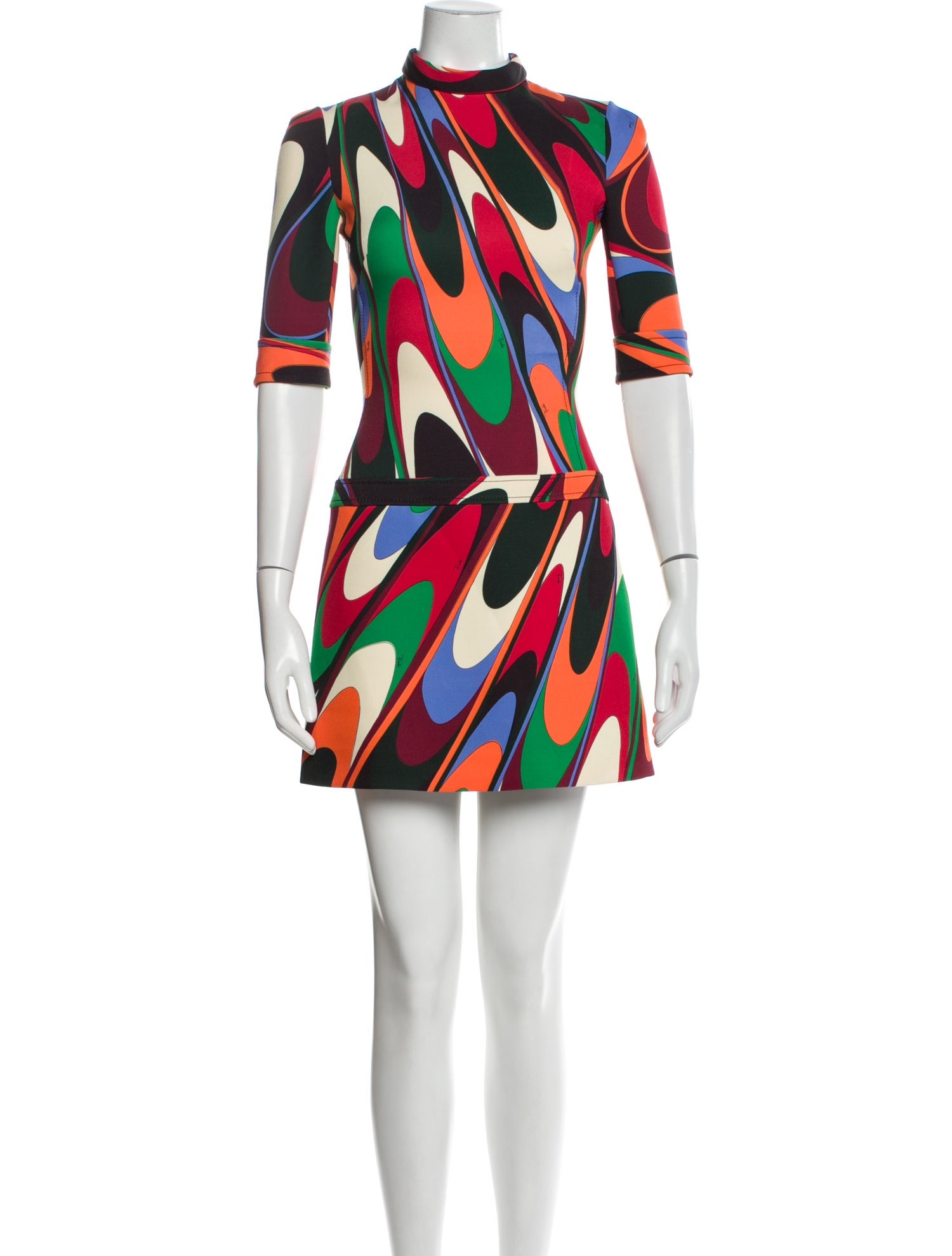 Emilio Pucci Printed Mini Dress