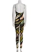 Emilio Pucci Striped Scoop Neck Jumpsuit