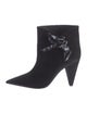 Emilio Pucci Suede Bow Accents Boots