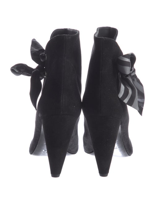 Emilio Pucci Suede Bow Accents Boots