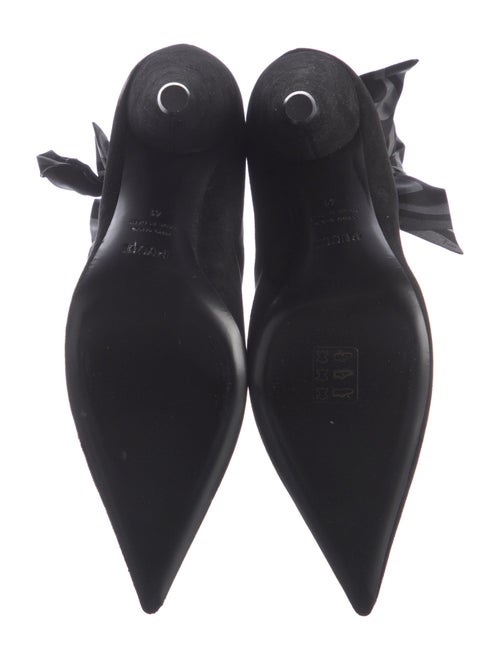 Emilio Pucci Suede Bow Accents Boots