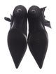 Emilio Pucci Suede Bow Accents Boots