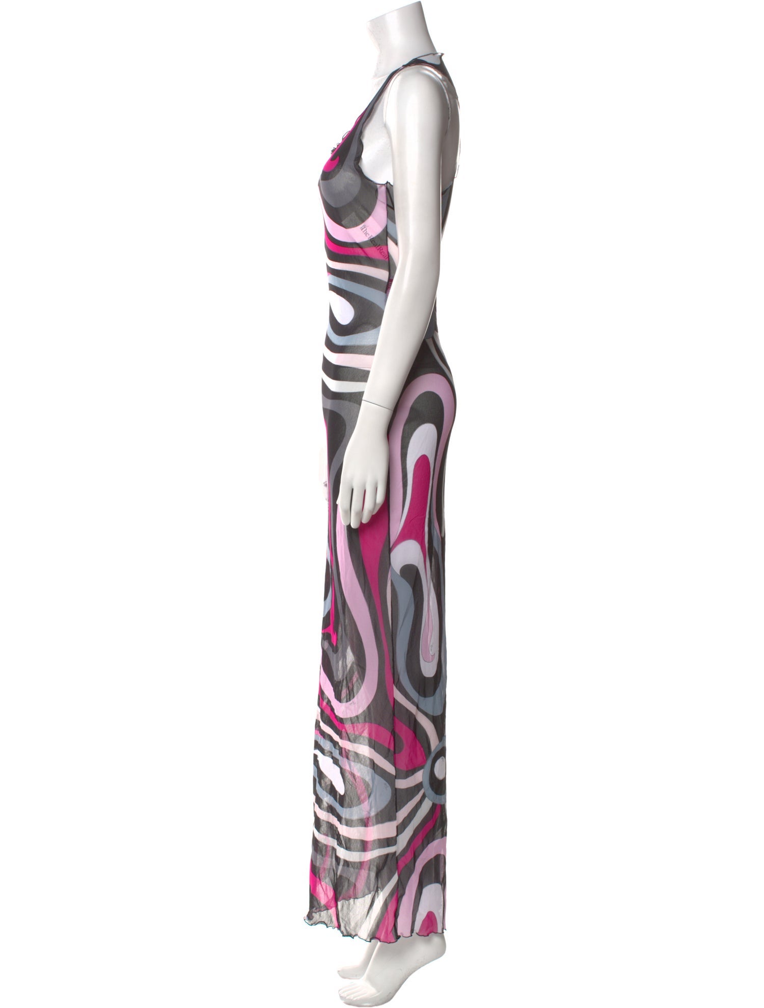 Emilio Pucci Printed Long Dress
