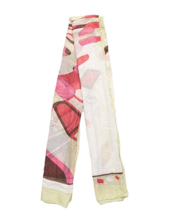Emilio Pucci Silk Printed Scarf