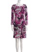 Emilio Pucci Printed Knee-Length Dress