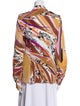 Emilio Pucci Silk Printed Button-Up Top