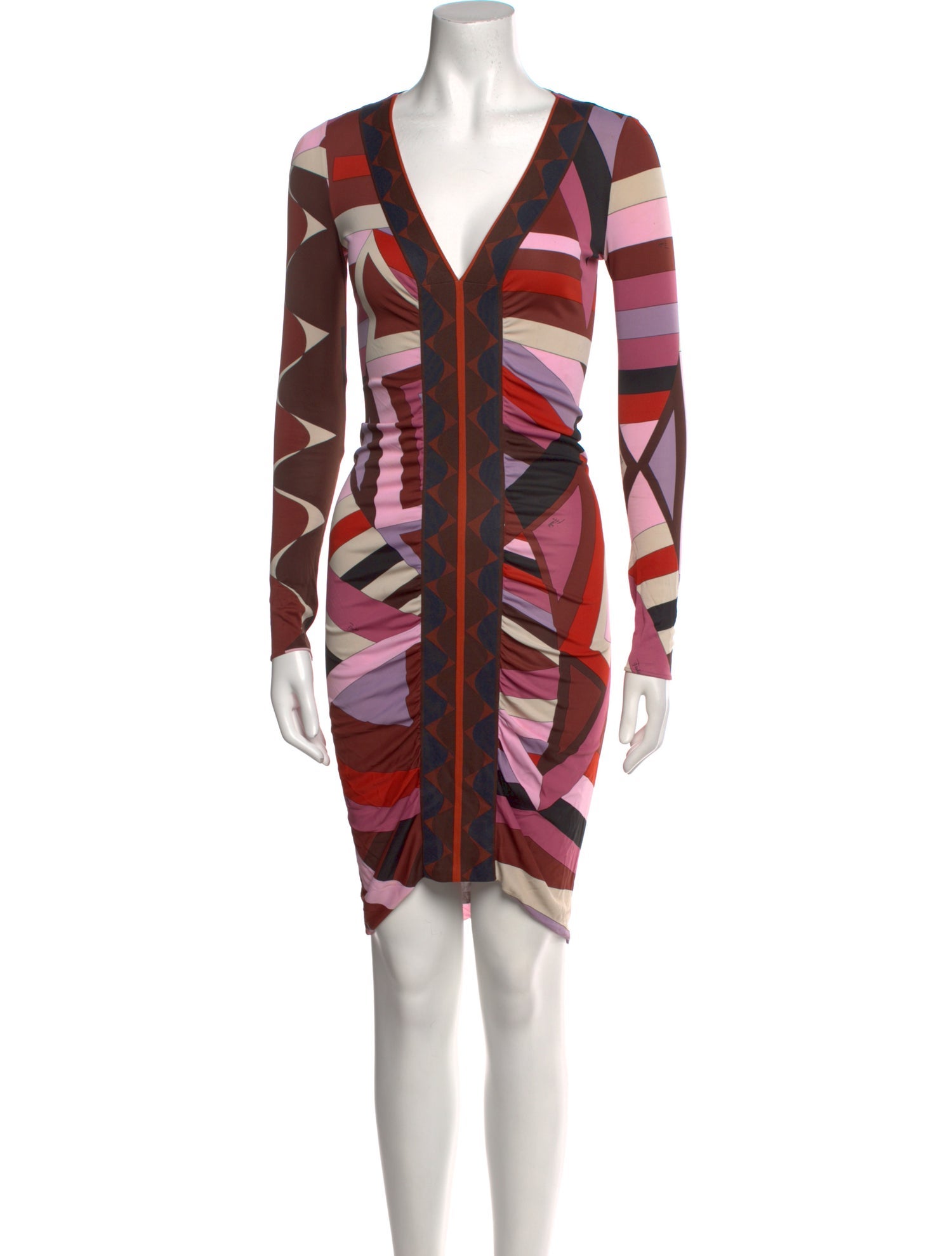 Emilio Pucci Printed Knee-Length Dress