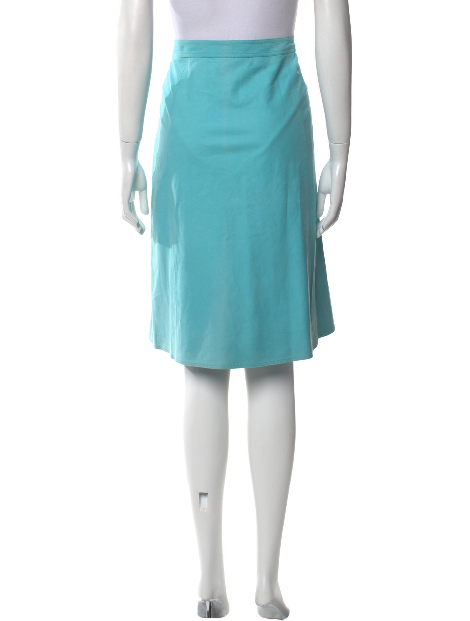 Emilio Pucci Leather Knee-Length Skirt