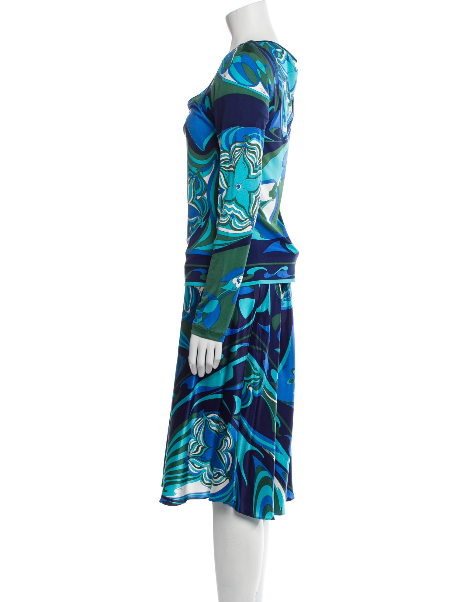 Emilio Pucci Vintage 2000's Skirt Set