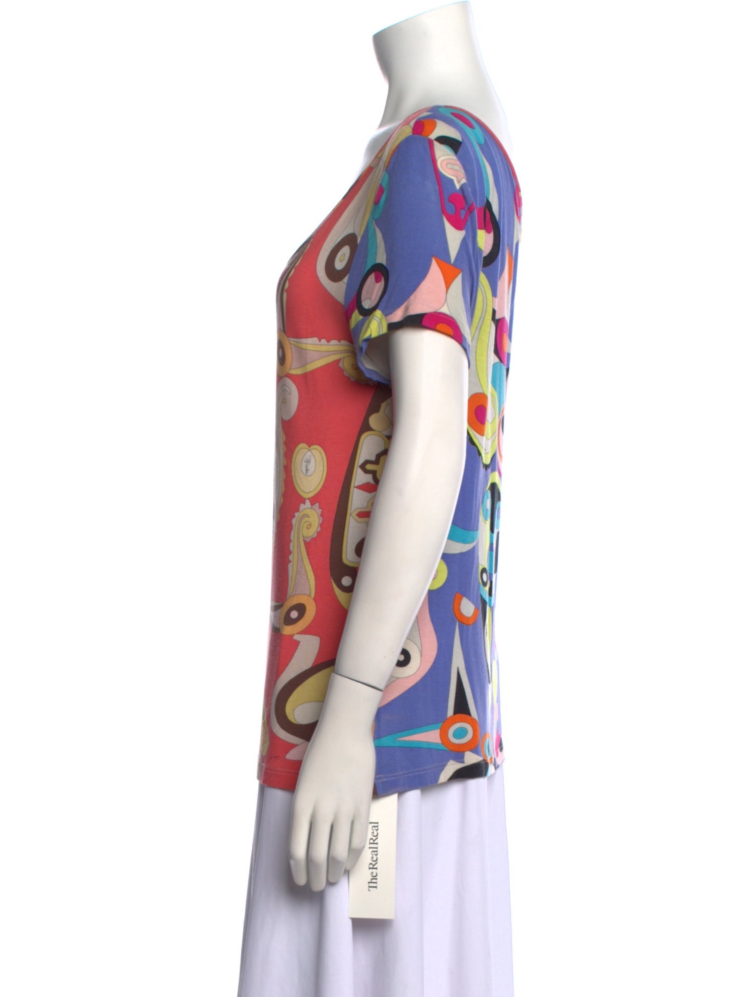 Emilio Pucci Printed Scoop Neck T-Shirt