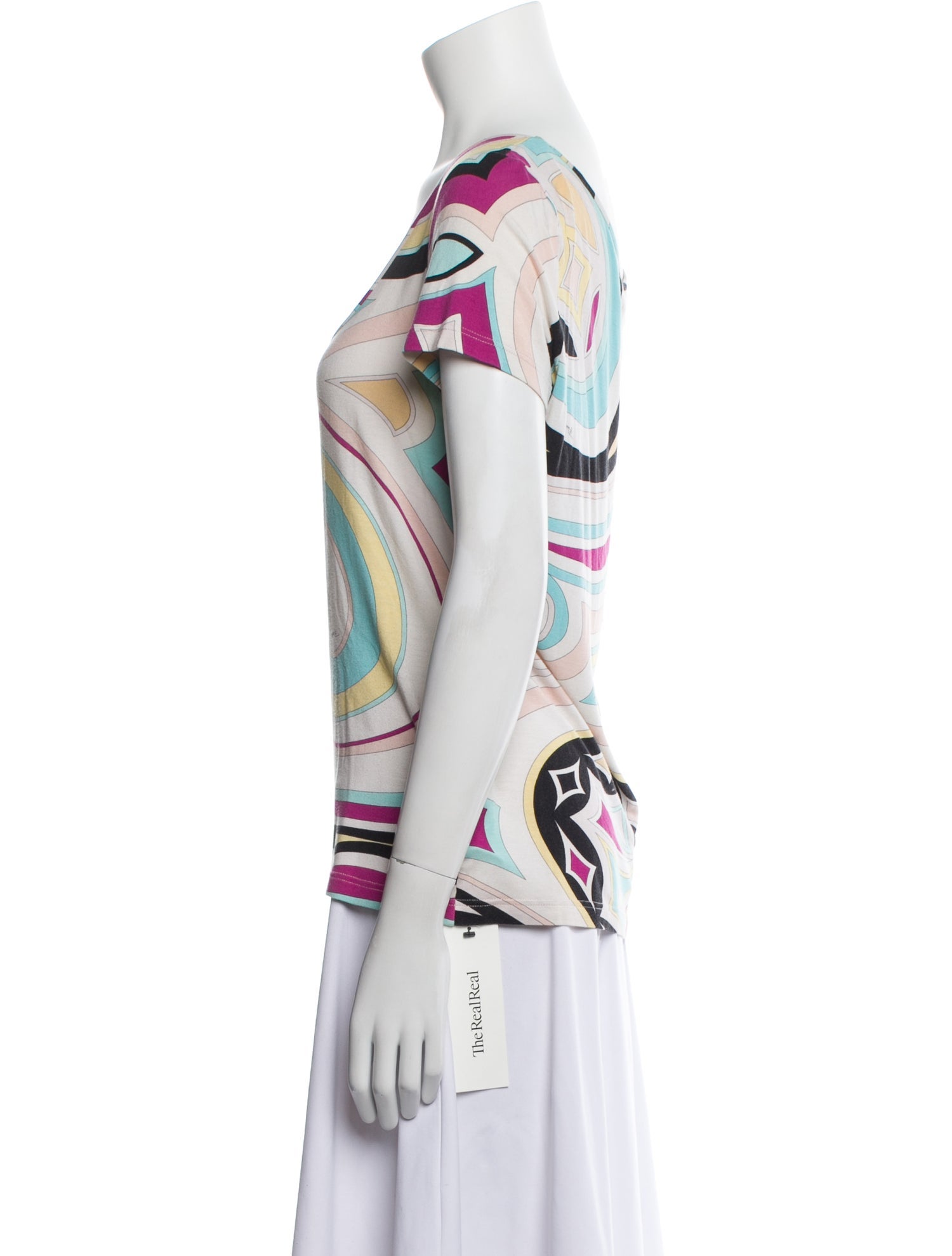 Emilio Pucci Printed Scoop Neck T-Shirt
