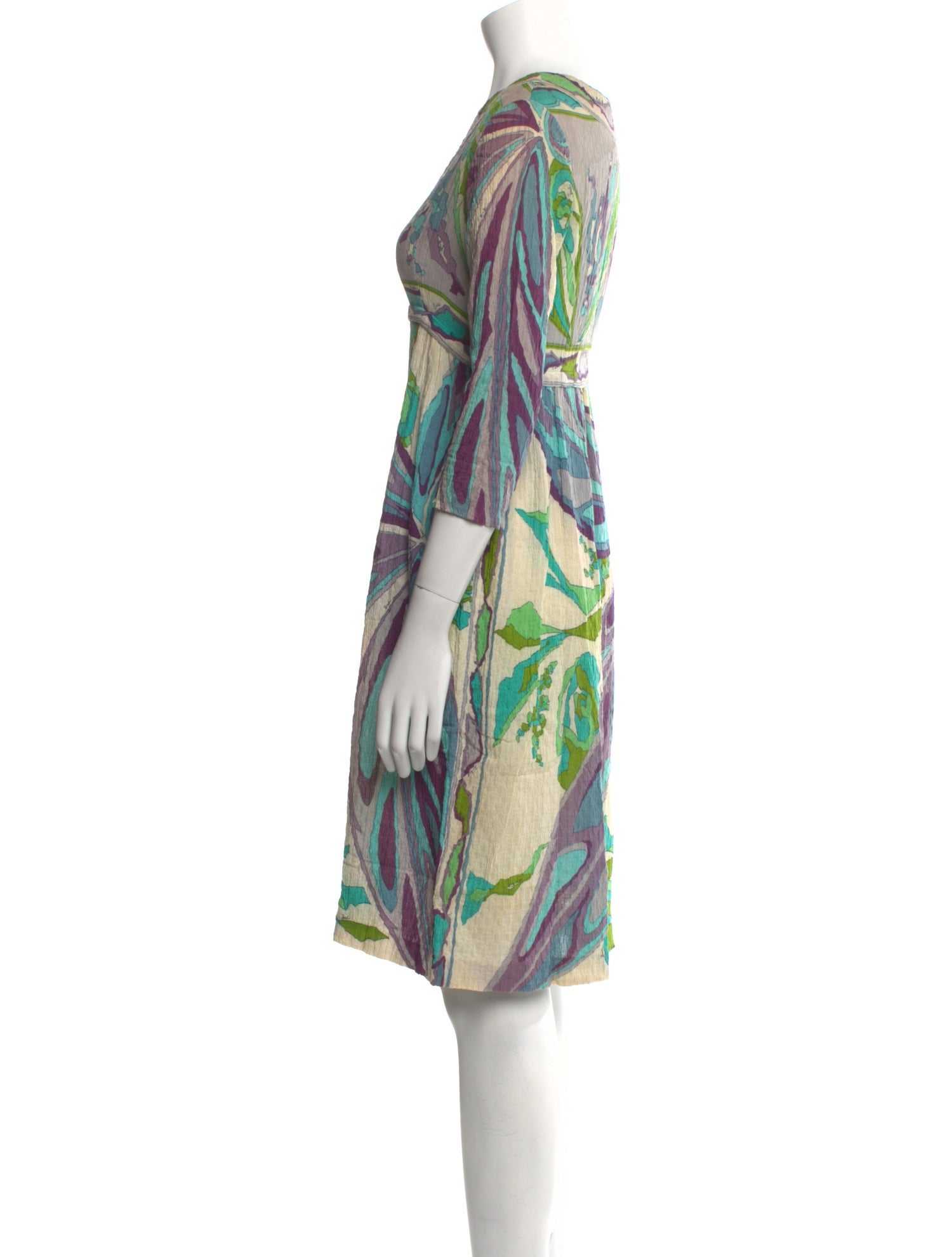 Emilio Pucci Printed Knee-Length Dress