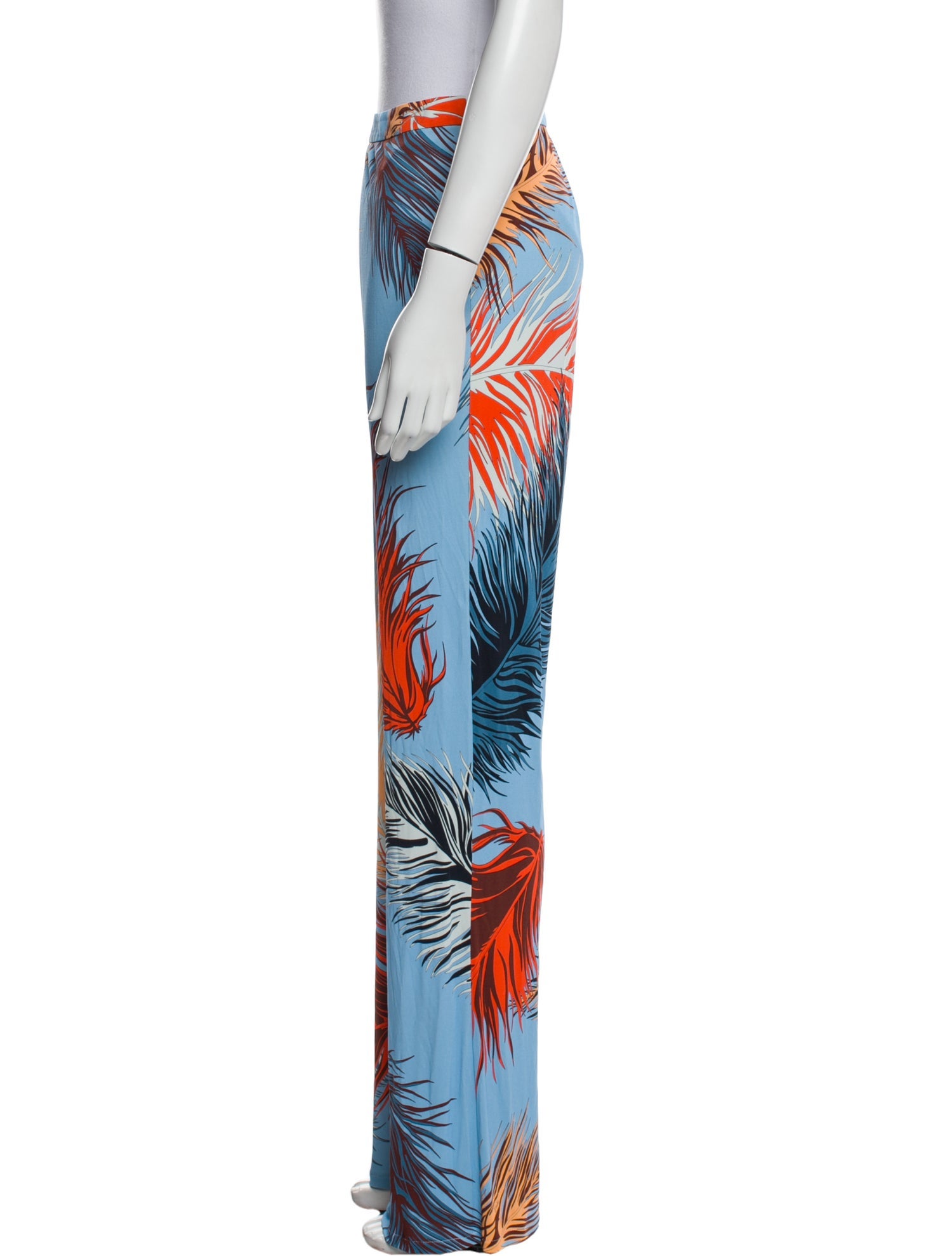 Emilio Pucci Printed Wide Leg Pants