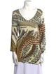 Emilio Pucci Printed V-Neck Tunic
