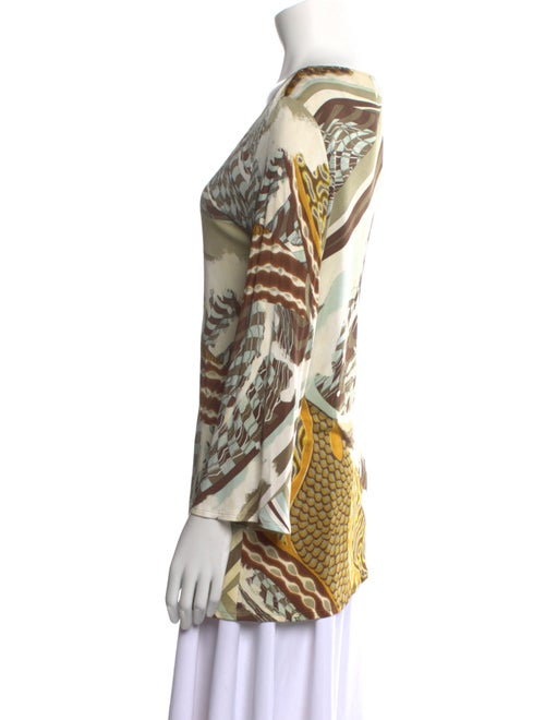 Emilio Pucci Printed V-Neck Tunic
