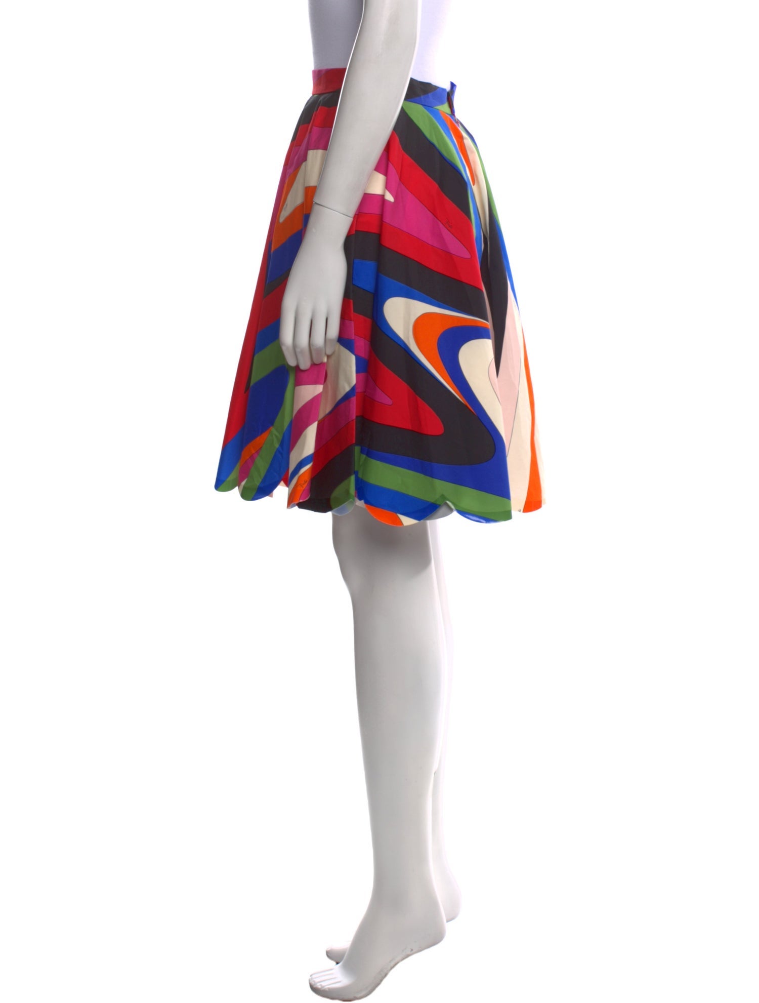 Emilio Pucci Printed Knee-Length Skirt