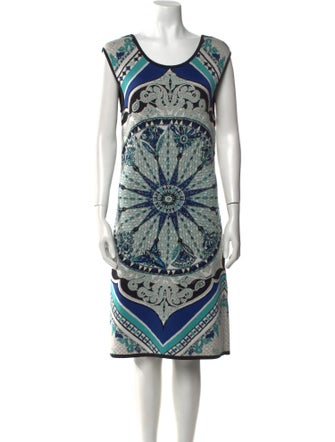 Emilio Pucci Printed Knee-Length Dress