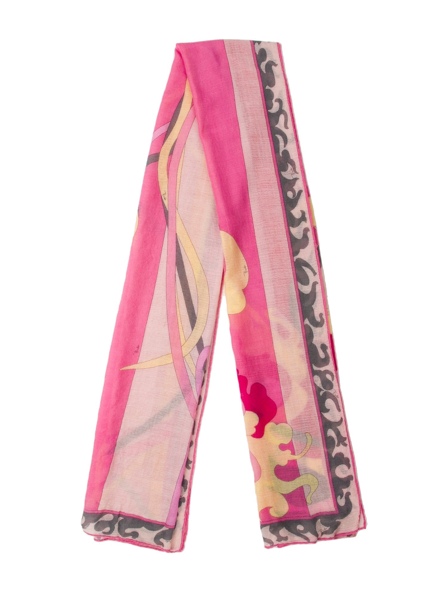 Emilio Pucci Silk Printed Scarf