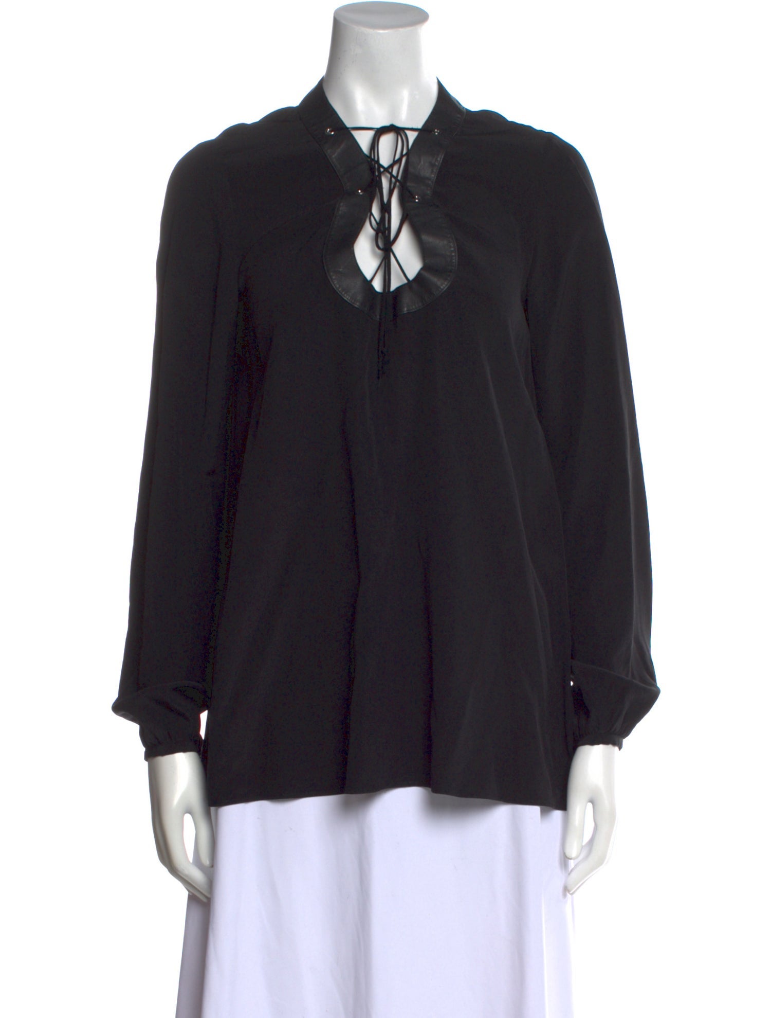 Emilio Pucci Silk V-Neck Blouse