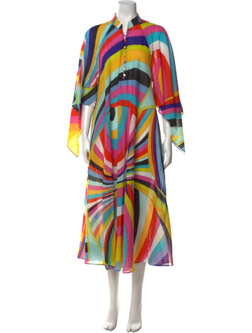 Emilio Pucci Striped Long Dress