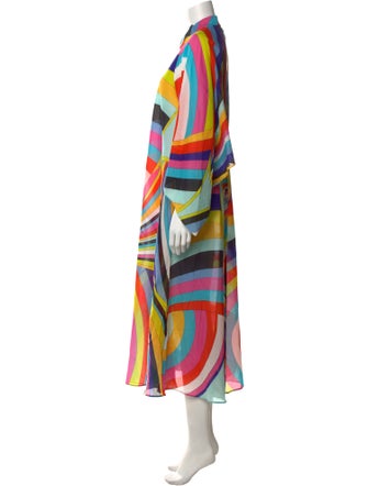 Emilio Pucci Striped Long Dress