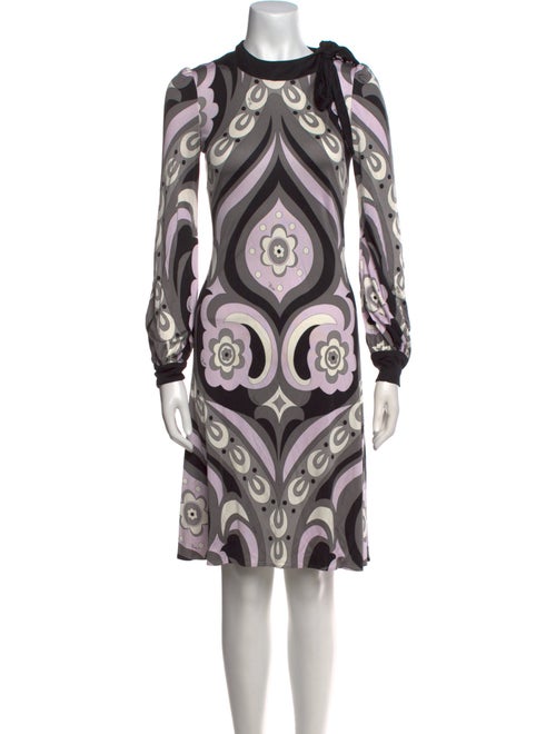 Emilio Pucci Silk Knee-Length Dress