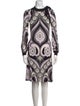 Emilio Pucci Silk Knee-Length Dress