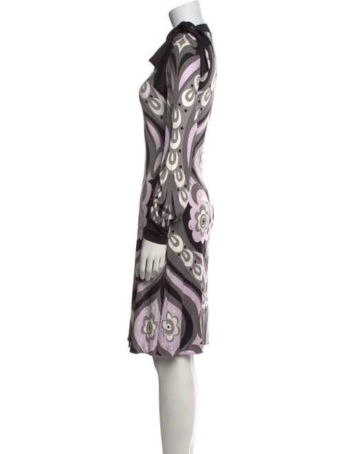 Emilio Pucci Silk Knee-Length Dress