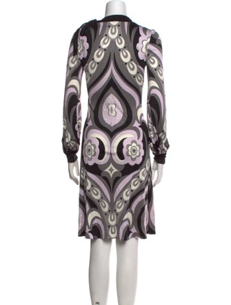 Emilio Pucci Silk Knee-Length Dress