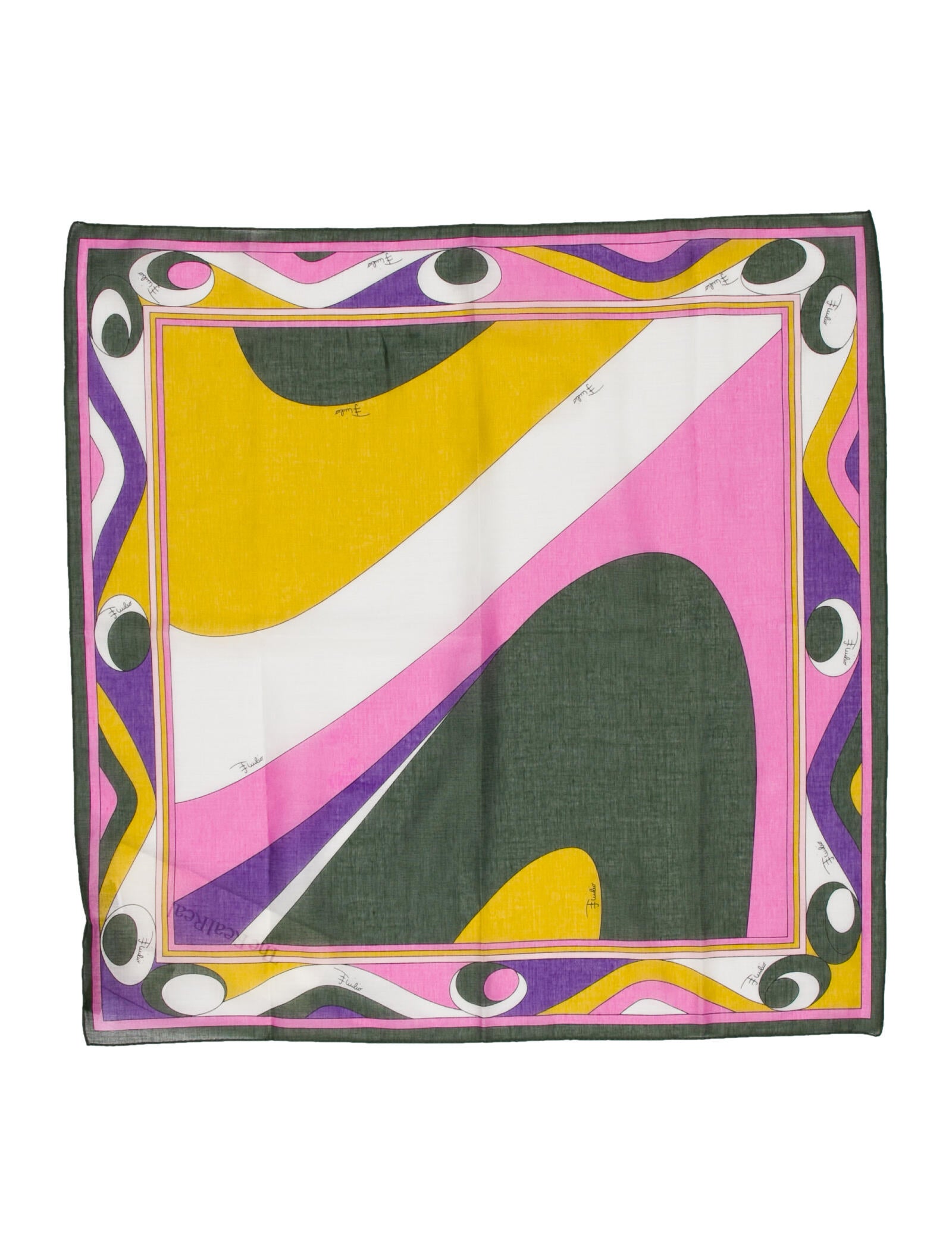 Emilio Pucci Silk Printed Scarf
