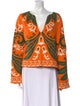 Emilio Pucci Printed V-Neck Tunic