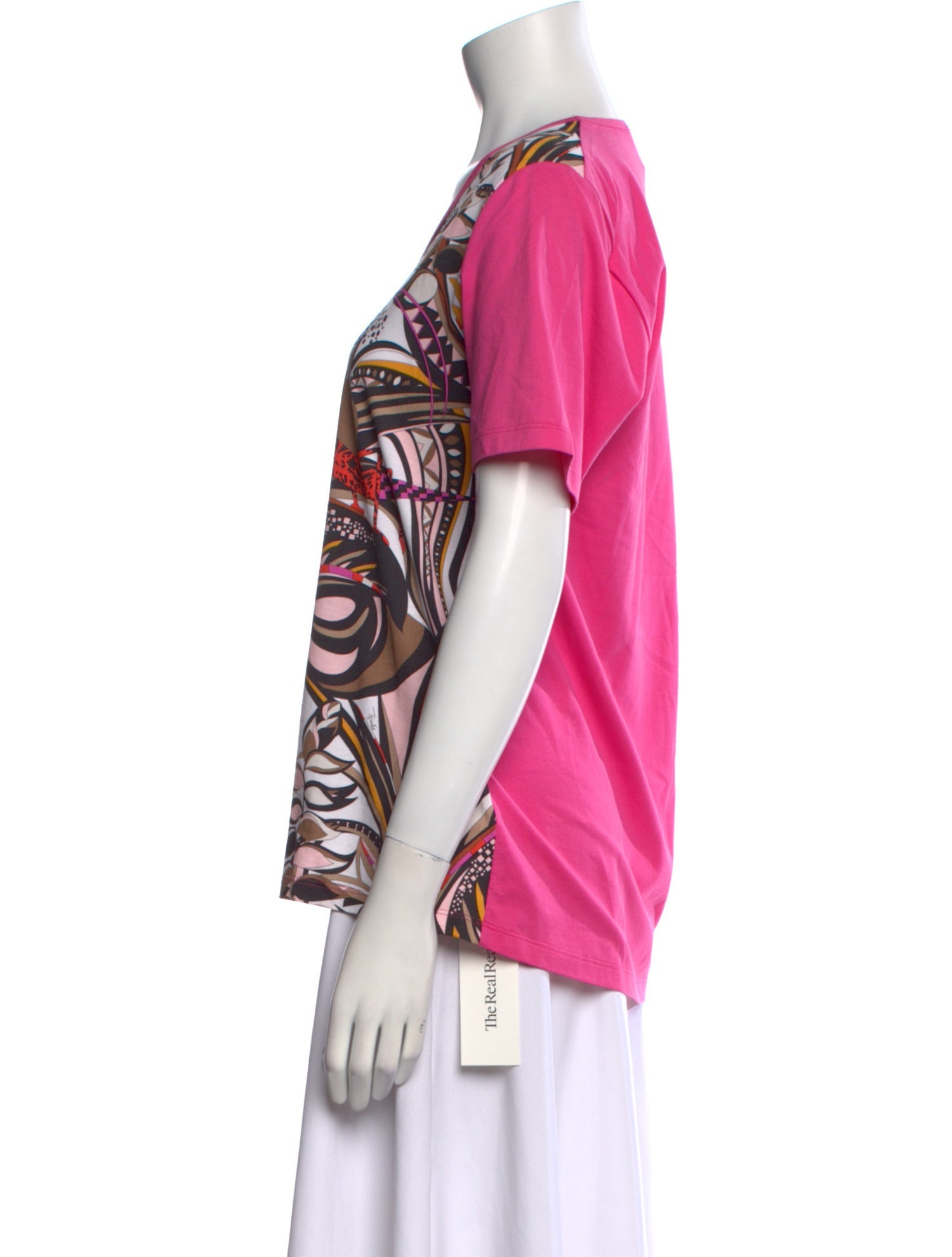 Emilio Pucci Printed V-Neck T-Shirt