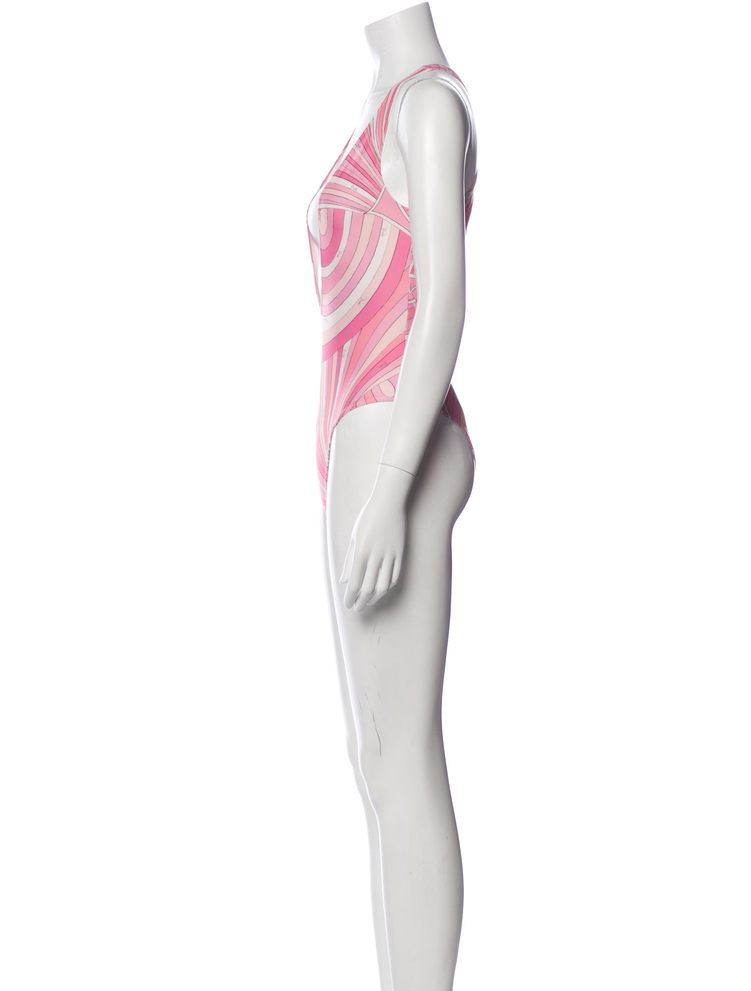 Emilio Pucci Striped One-Piece