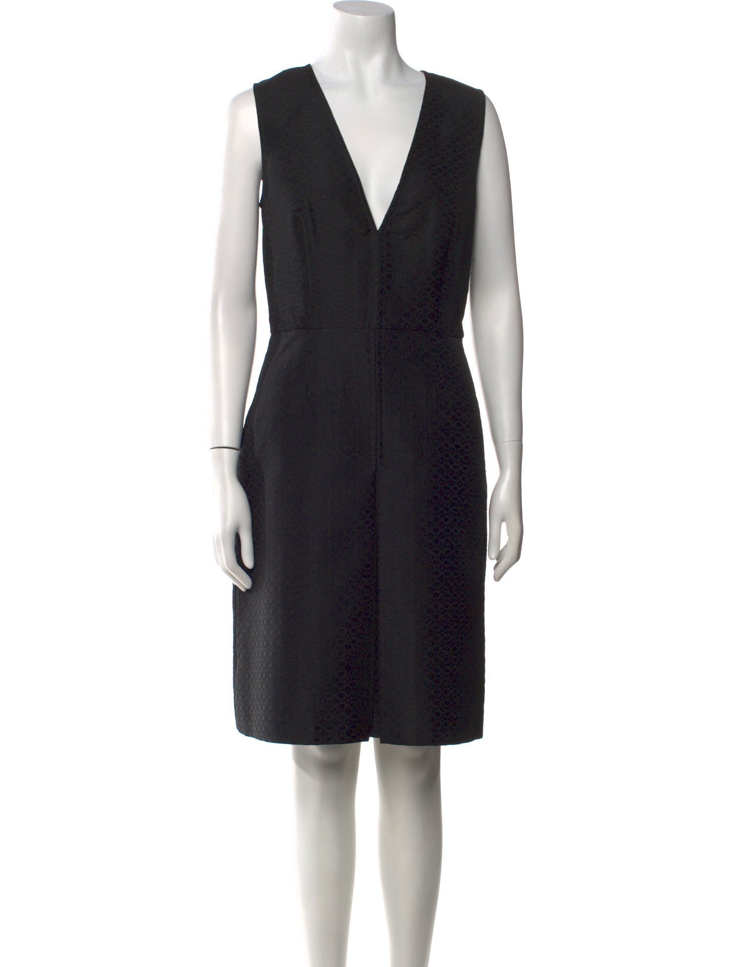 Emilio Pucci V-Neck Knee-Length Dress