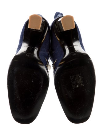 Emilio Pucci Suede Patterned Boots