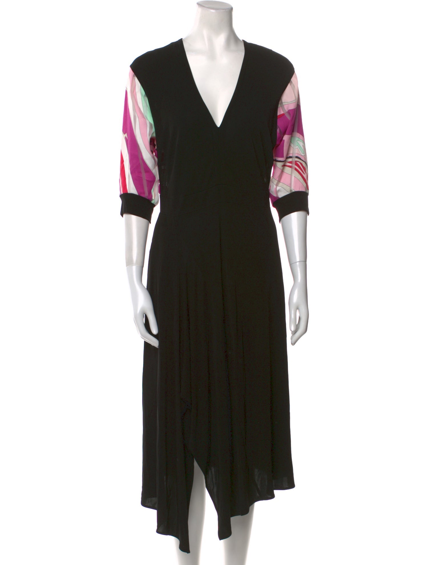 Emilio Pucci Printed Midi Length Dress w/ Tags
