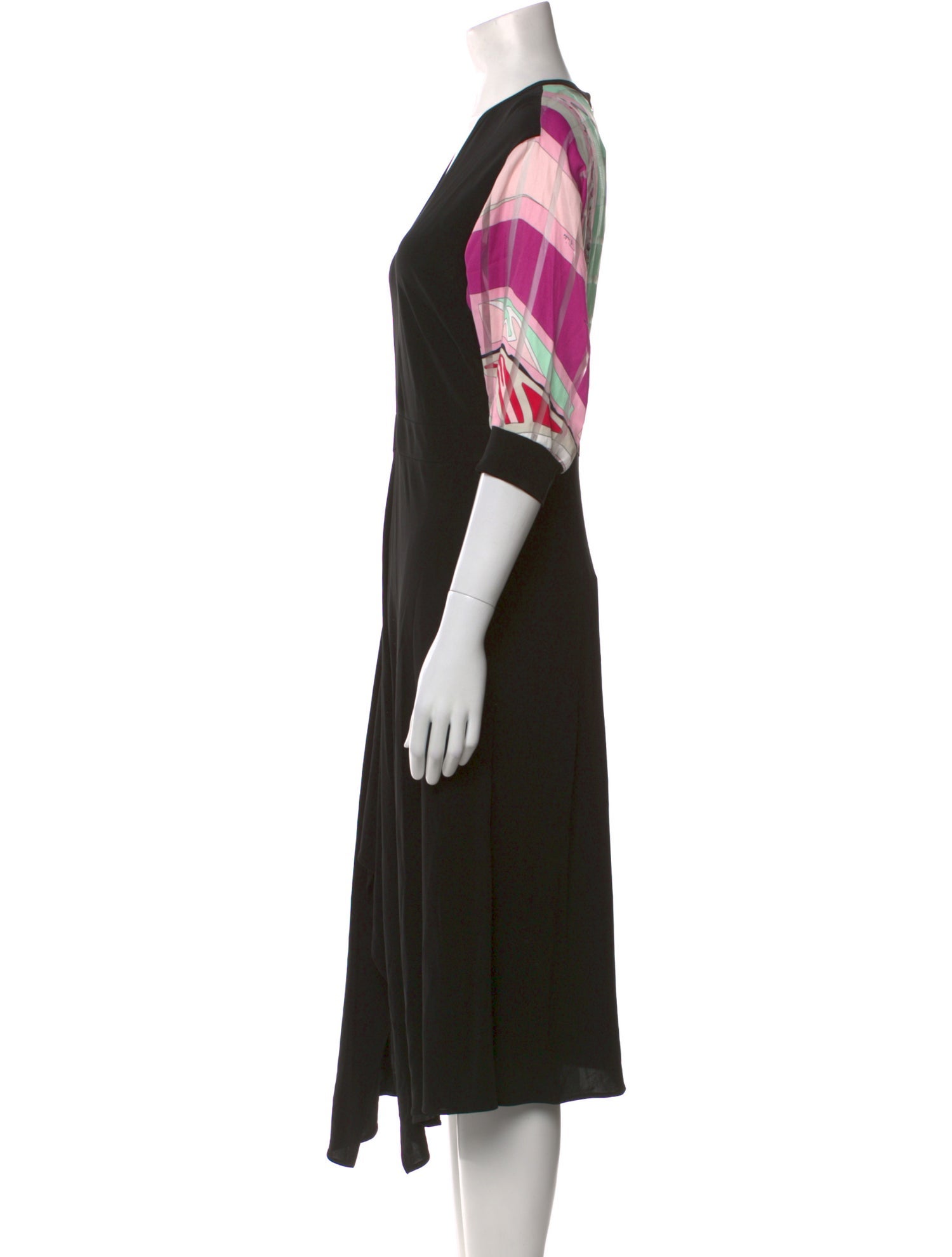 Emilio Pucci Printed Midi Length Dress w/ Tags