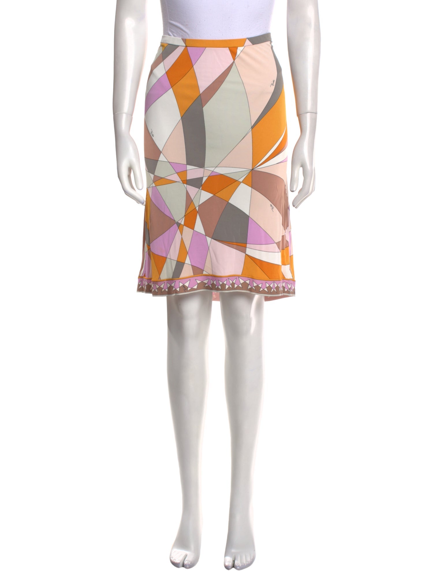 Emilio Pucci Printed Knee-Length Skirt