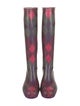 Emilio Pucci Rubber Colorblock Pattern Rain Boots