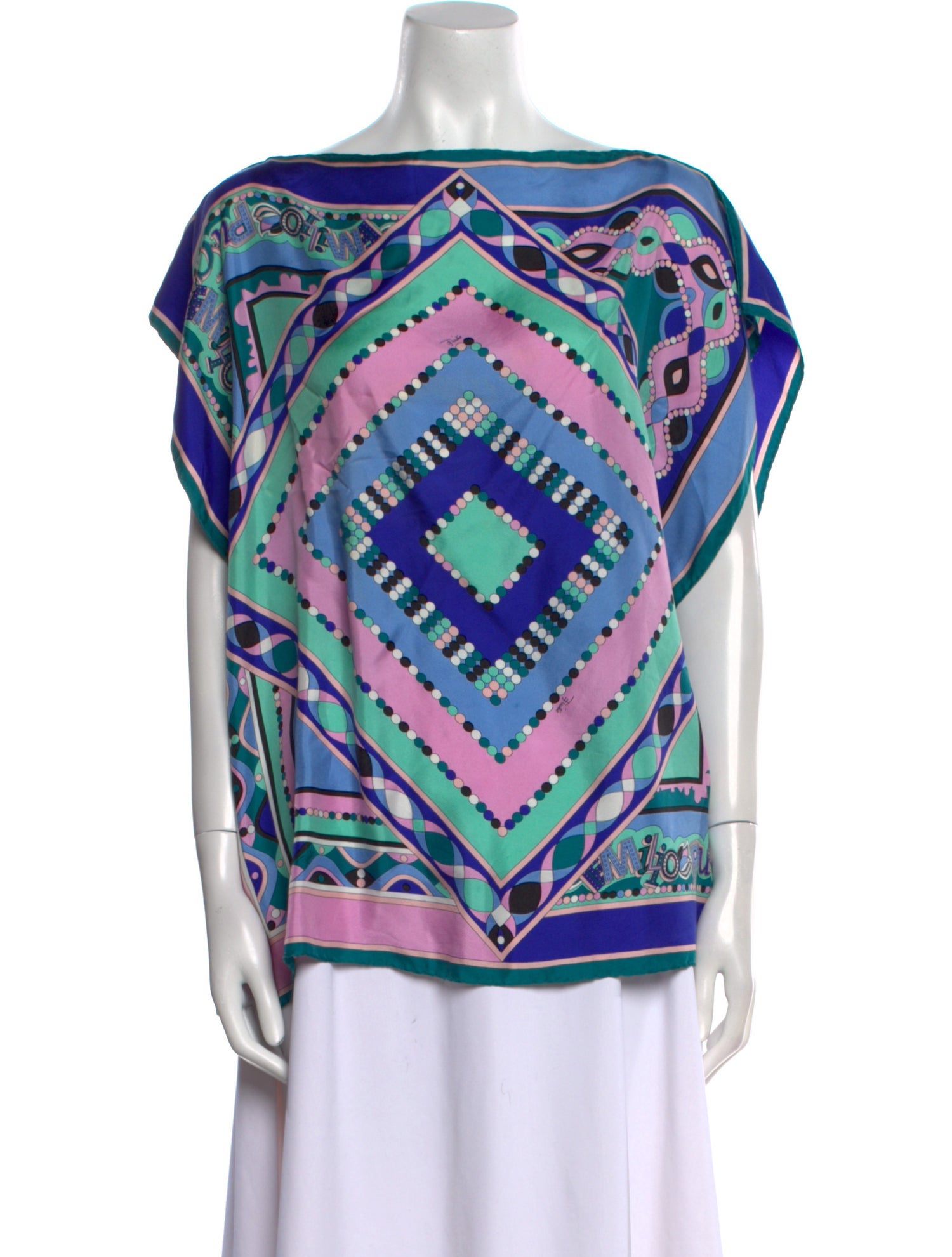 Emilio Pucci Silk Printed Tunic