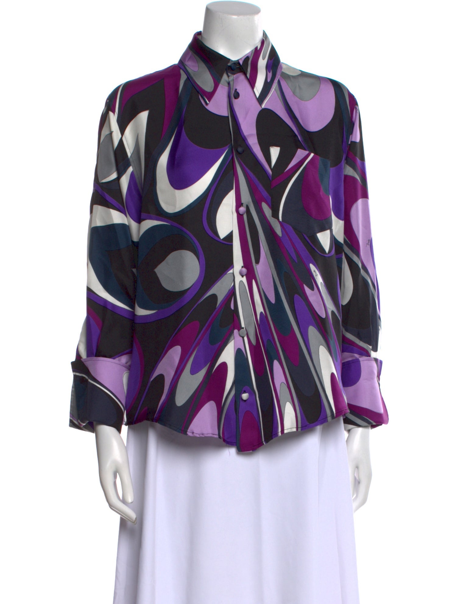 Emilio Pucci Silk Printed Blouse