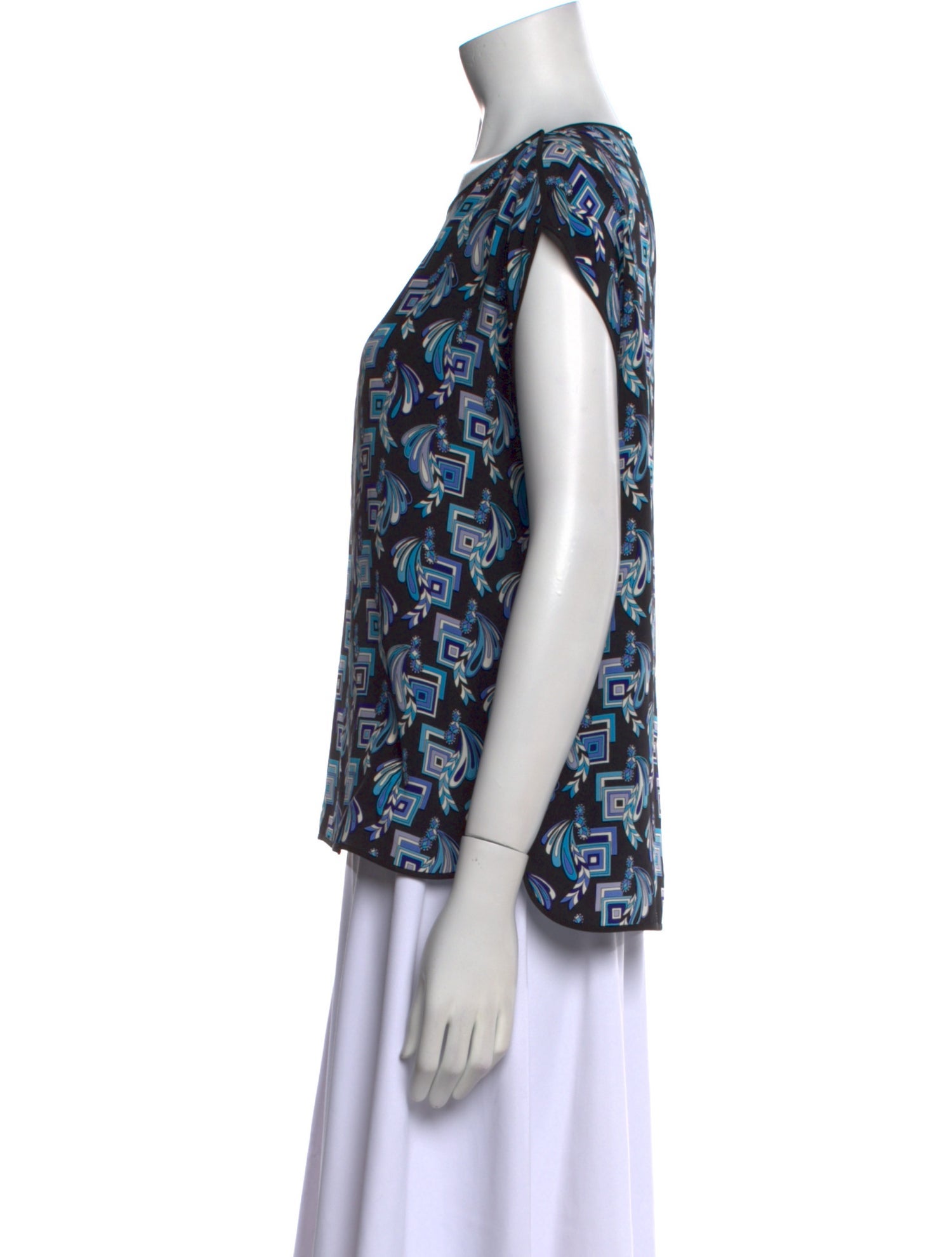 Emilio Pucci Silk Printed Blouse