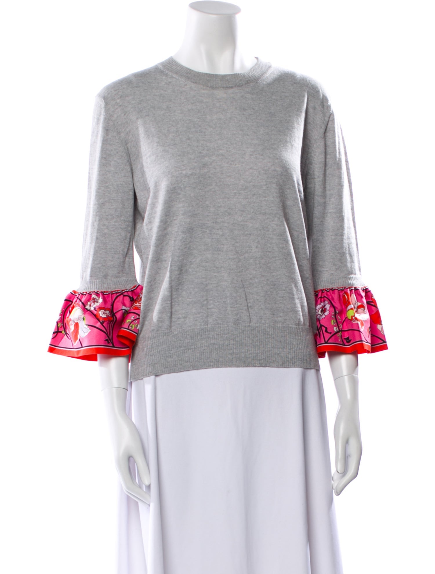 Emilio Pucci Virgin Wool Crew Neck Top