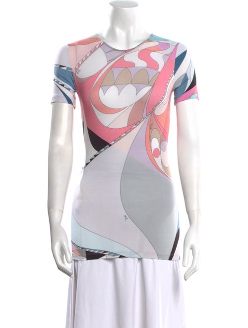 Emilio Pucci Printed Crew Neck T-Shirt